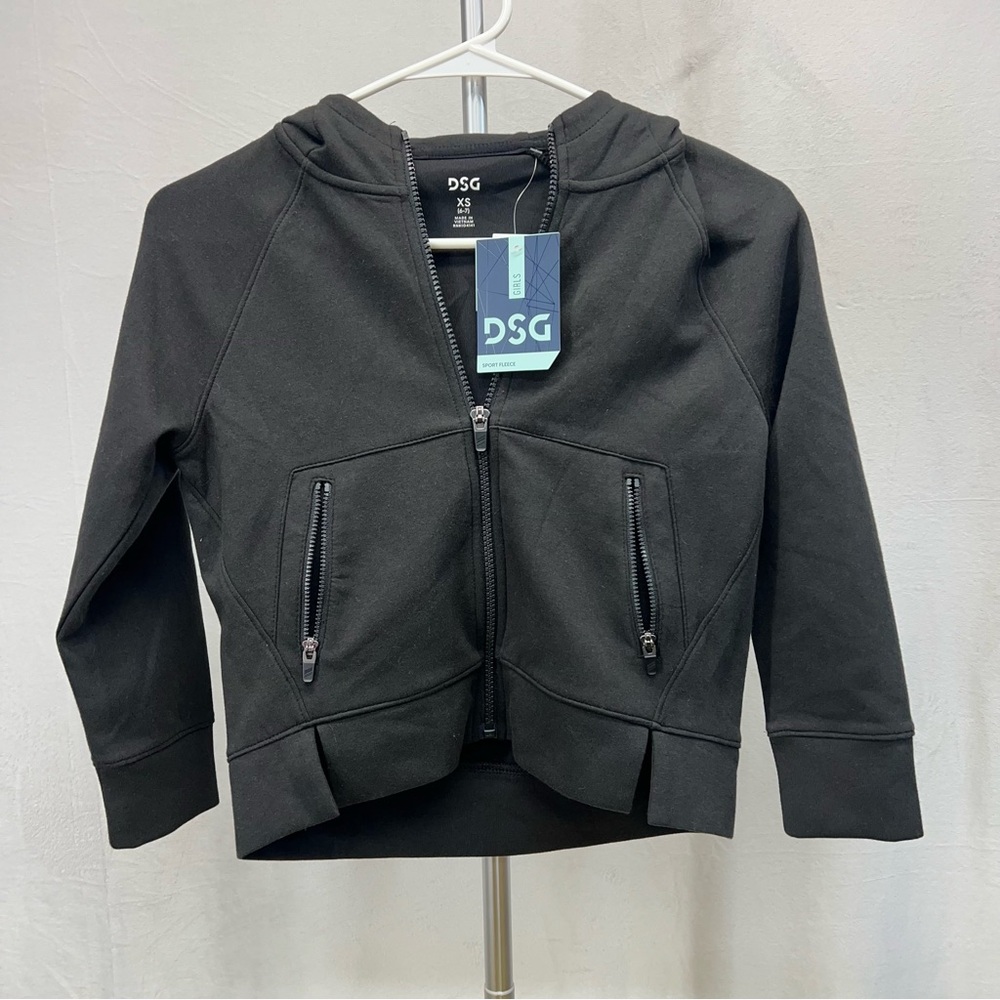 DSG Girl’s‎ sport fleece full Zip-Up Jacket Xsmall